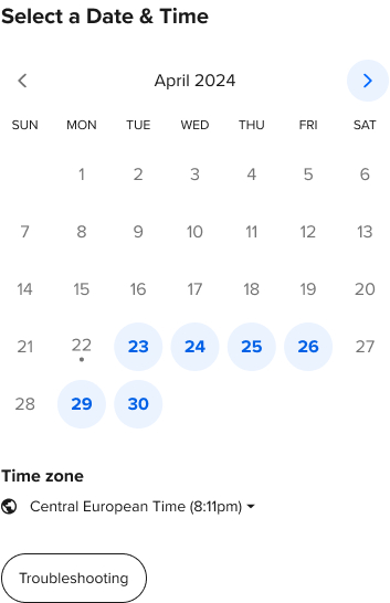 Plan een moment in de agenda